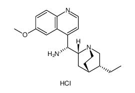 9-氨基-(9-脱氧)-表氢化奎尼丁三盐酸盐结构式