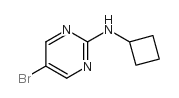 5-bromo-N-cyclobutylpyrimidin-2-amine Structure