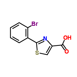 2-(2-Bromophenyl)-1,3-thiazole-4-carboxylic acid Structure