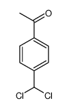 1-[4-(dichloromethyl)phenyl]ethanone结构式