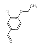 3-氯-4-乙氧基苯甲醛结构式