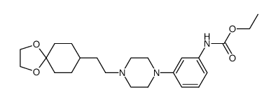 (3-{4-[2-(1,4-dioxaspiro[4.5]dec-8-yl)ethyl]piperazin-1-yl}phenyl)carbamic acid ethyl ester Structure