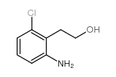 2-(2-氨基-6-氯苯基)乙醇结构式