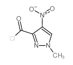 1-Methyl-4-nitro-1H-pyrazole-3-carbonyl chloride Structure
