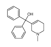 (1-methyl-3,6-dihydro-2H-pyridin-5-yl)-diphenylmethanol结构式