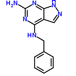 N4-Benzyl-1H-pyrazolo[3,4-d]pyrimidine-4,6-diamine Structure