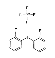 bis(2-fluorophenyl)iodonium tetrafluoroborate结构式
