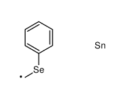 trimethyl(phenylselanylmethyl)stannane结构式