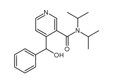4-[hydroxy(phenyl)methyl]-N,N-diisopropylnicotinamide Structure