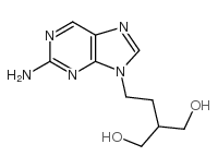 6-Deoxypenciclovir Structure