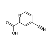 4-Cyano-6-Methyl-pyridine-2-carboxylic acid structure