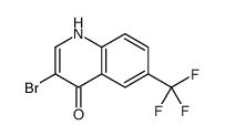 3-Bromo-4-hydroxy-6-trifluoromethylquinoline Structure