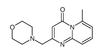 6-methyl-2-(morpholin-4-ylmethyl)pyrido[1,2-a]pyrimidin-4-one Structure