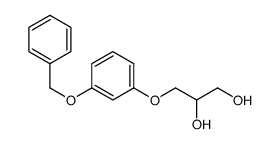 3-(3-phenylmethoxyphenoxy)propane-1,2-diol Structure