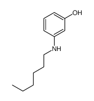 3-(hexylamino)phenol结构式