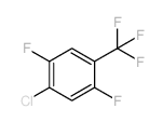 4-Chloro-2,5-difluorobenzotrifluoride Structure