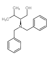 (S)-2-(N,N-二苄氨基)-3-甲基丁醇结构式