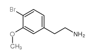 2-(3-甲氧基-4-溴苯基)乙胺结构式
