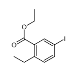 2-乙基-5-碘苯甲酸乙酯结构式