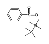benzenesulfonylmethyl-tert-butyl-dimethylsilane Structure