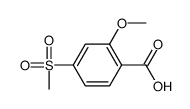 2-methoxy-4-methylsulfonylbenzoic acid Structure