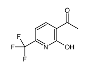 1-(2-Hydroxy-6-(trifluoromethyl)pyridin-3-yl)ethanone Structure