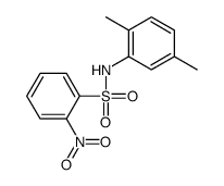 N-(2,5-二甲基苯基)-2-硝基苯磺酰胺结构式