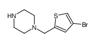 1-((4-BROMOTHIOPHEN-2-YL)METHYL)PIPERAZINE Structure