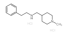 N-[(1-Methylpiperidin-4-yl)methyl]-2-phenylethanamine dihydrochloride结构式