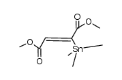 dimethyl 2-(trimethylstannyl)fumarate Structure