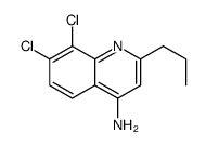 4-Amino-7,8-dichloro-2-propylquinoline Structure