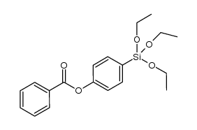 4-(triethoxysilyl)phenyl benzoate结构式