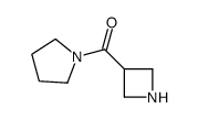 azetidin-3-yl(pyrrolidin-1-yl)methanone Structure