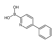 (5-Phenyl-2-pyridinyl)boronic acid Structure
