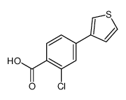 2-chloro-4-thiophen-3-ylbenzoic acid Structure