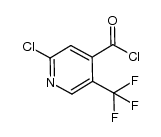 2-chloro-5-trifluoromethyl isonicotinic acid chloride Structure