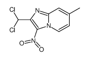 2-二氯甲基-7-甲基-3-硝基-咪唑并1,2-a吡啶结构式