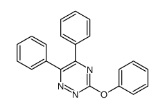 5,6-Diphenyl-3-phenoxy-1,2,4-triazine结构式