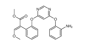 methyl (E)-2-[2-[6-(2-aminophenoxy)pyrimidin-4-yl]oxyphenyl]-3-methoxyprop-2-enoate Structure