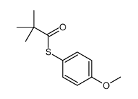 S-(4-methoxyphenyl) 2,2-dimethylpropanethioate Structure
