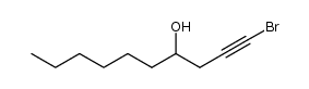 1-bromodec-1-yn-4-ol结构式