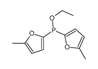 ethoxy-bis(5-methylfuran-2-yl)phosphane Structure