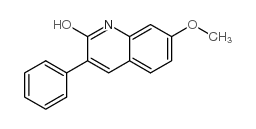 7-甲氧基-3-苯基-2-喹啉醇结构式