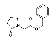 benzyl 2-(2-oxopyrrolidin-1-yl)acetate结构式