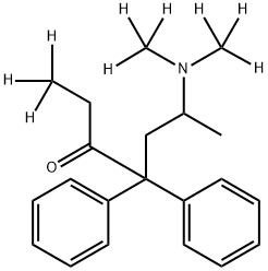 (±)-Methadone-d9 hydrochloride结构式