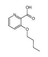 3-Butoxy-pyridine-2-carboxylic acid结构式