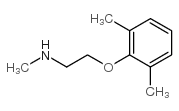 N-[2-(2,6-二甲基苯氧基)乙基]-n-甲胺结构式