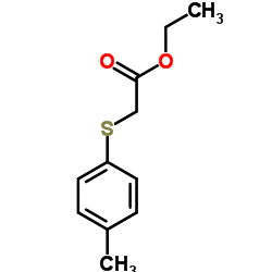 4-甲基-(苯基硫代)乙酸乙酯结构式