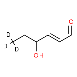 4-hydroxy Hexenal-d3(solution)结构式