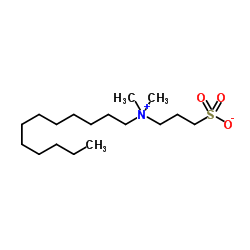 3-[Dodecyl(dimethyl)ammonio]-1-propanesulfonate structure